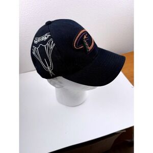 Vintage Arizona Diamondbacks Hat Logo Athletic Black Purple MLB Adjustable Cap